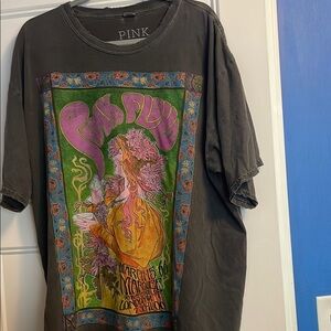 Urban Outfitters Black Pink Floyd Graphic Tee